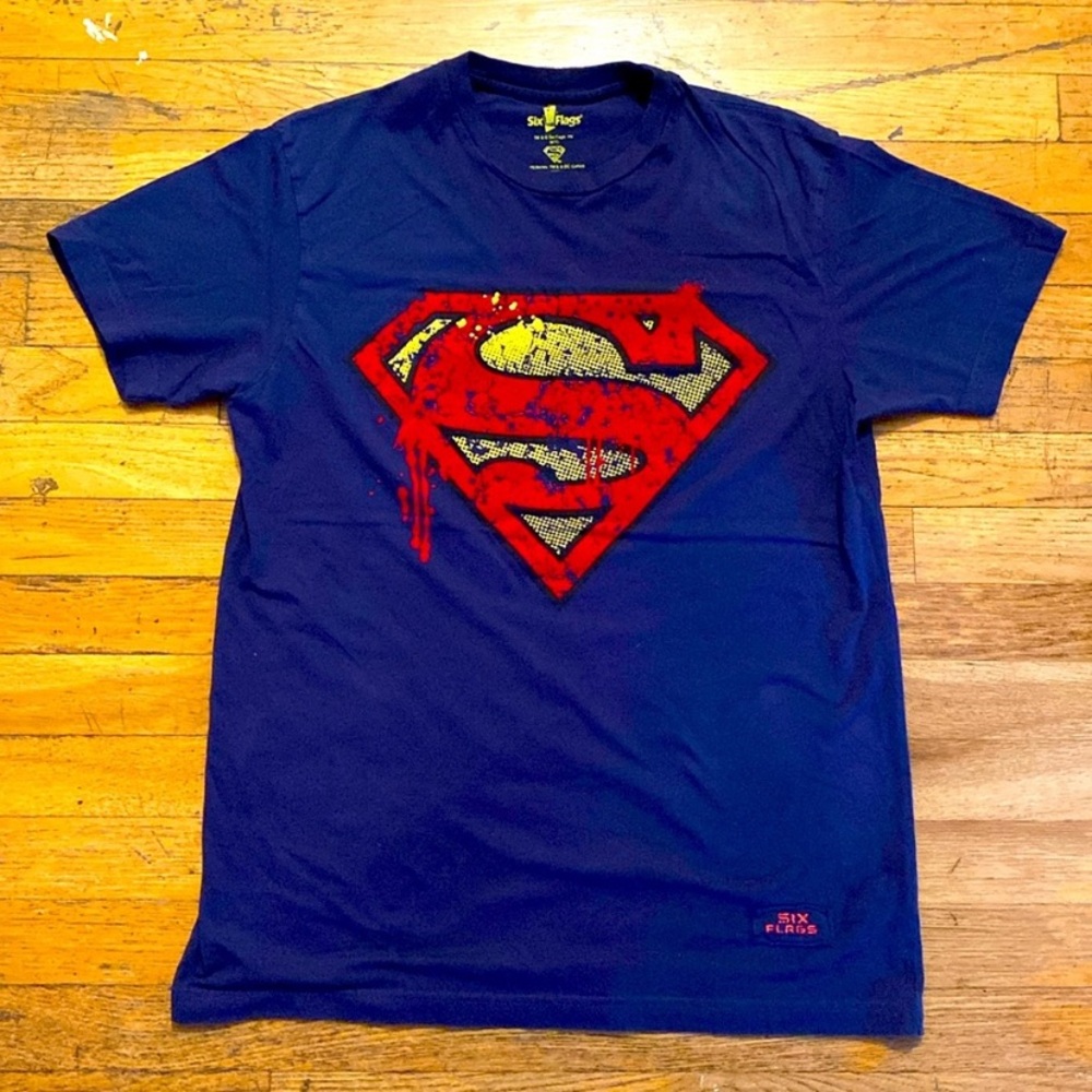 Superman Graphic Tee in Bold Blue